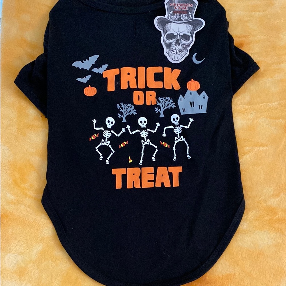 Halloween Trick or Treat Dogs Costume - Black